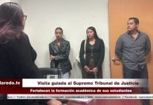 Realizan alumnos de la UAT Nuevo Laredo, visita guiada al Supremo Tribunal de Justicia