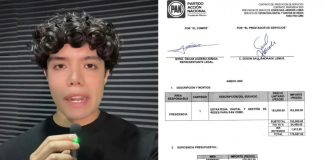 Morena exhibe contrato de Edson Andrade, impulsor de marcha Generación Z; PAN le habría pagado más de 2 mdp