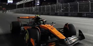 Lando Norris ‘voló’ en la Segunda Práctica de Las Vegas