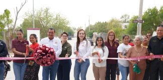 Carmen Lilia Canturosas entrega importantes obras de pavimentación en colonias 150 Aniversario y Francisco Villa