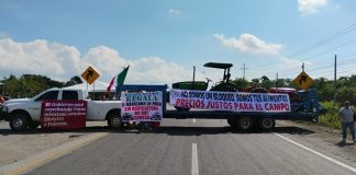 Continua el megabloqueo en Tamaulipas por transportistas y agricultores