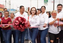 Entrega Alcaldesa obras de infraestructura vial y sanitaria en Nuevo Laredo
