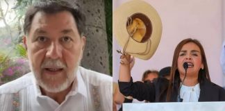 Noroña critica a Grecia Quiroz, viuda de Manzo: ‘La ambición le despertó, busca gobernar Michoacán’