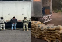 Aseguran 5 toneladas y 19 mil litros de químicos en Uruapan, Michoacán