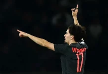 Vitinha desata una noche sin freno en París