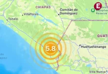 Sismo de 5.8 ‘sacude’ Chiapas y activa alerta sísmica