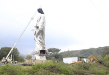 Previo a su inauguración, aumentan visitas a la Virgen monumental de El Chorrito