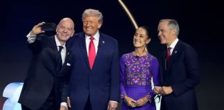 Tenemos buena relación con México y Canadá, dice Trump durante sorteo del Mundial 2026