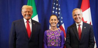 Sheinbaum, Trump y Carney se reúnen; acuerdan trabajar en conjunto temas comerciales