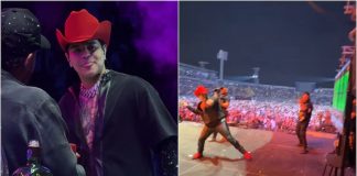 Eduin Caz rompe pantalla en festival colombiano que cronometraba la presentación de Grupo Firme