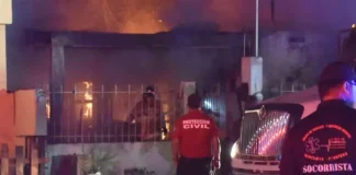 Abuelita pierde su hogar tras caída de cohete lanzado por menores en Coahuila