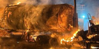 Incendio de pipa causa movilización en Altamira Tamaulipas
