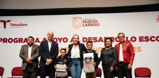 Alcaldesa Carmen Lilia Canturosas impulsa la educación con la entrega de tabletas a estudiantes destacados