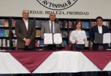 Firman convenio de colaboración el ITACE y la UTNL