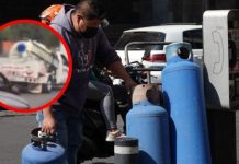 VIDEO: Captan a gaseros lanzando cuetes en camión lleno de tanques de gas en EdoMex