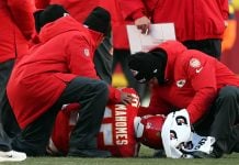 Terrible lesión de Patrick Mahomes: Kansas City Chiefs confirma diagnóstico y sería bajo hasta un año