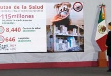 IMSS Bienestar entrega más de 100 millones de medicamentos con Rutas de la Salud; ISSSTE avanza en expansión de infraestructura
