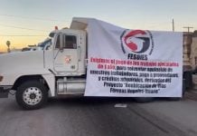 Sindicatos, trabajadores y proveedores bloquean carretera México 15; reclaman adeudo millonario en obra ferroviaria federal