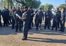 Policías en Hidalgo protestan por aguinaldo ‘rasurado’