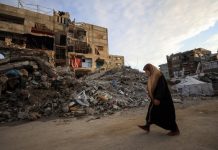 Lluvias agravan la crisis en Gaza; nuevos derrumbes entre escombros de guerra