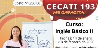 Invita CECATI 193 de Nuevo Laredo a cursos de inglés