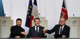 Macron anuncia “fuerza internacional” para brindar “tranquilidad” a Ucrania tras alto el fuego; estaría “en el aire, el mar y la tierra”
