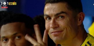 La polémica seña de Cristiano Ronaldo tras perder con Al Nassr