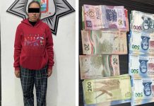 Finge asalto para robar tanda de 30 mil pesos en Nuevo León y la policía la descubre