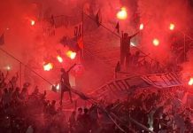 Vetan del Estadio Tamaulipas a porra de la Jaiba Brava por uso de bengalas