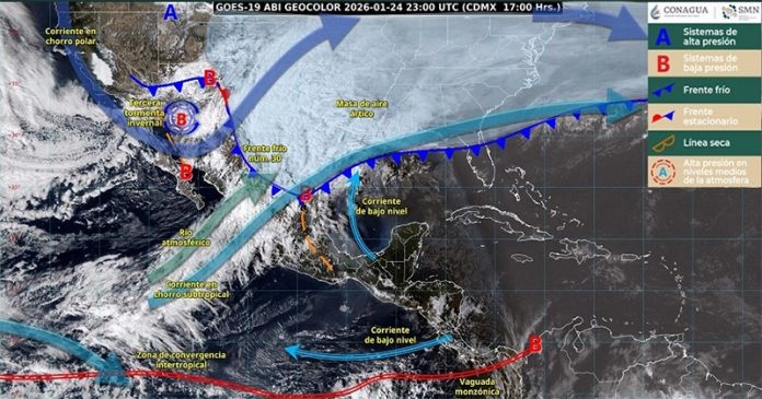 Alerta en Tamaulipas por tormenta invernal