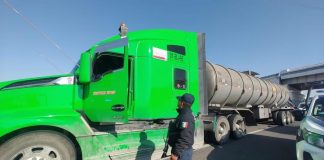 Robo de pipa provoca persecución en carretera México-Pachuca; detienen a responsable y recuperan vehículo
