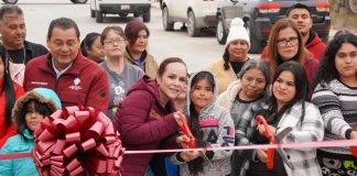 Gobierno de Nuevo Laredo refuerza infraestructura vial en Los Olivos; entrega calles pavimentadas con concreto hidráulico