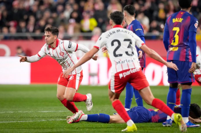 El Barcelona cae ante Girona y pierde el liderato en La Liga española