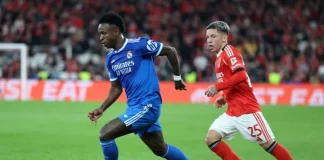 Vinícius silencia Lisboa y acerca al Real Madrid a octavos de Champions