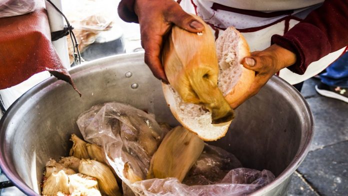 Venta de tamales CDMX