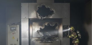 Se incendia crematorio en la Cuauhtémoc durante incineración; sobrepeso del cuerpo habría provocado la llamarada