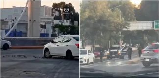 Balacera y ponchallantas generan caos en Guadalajara