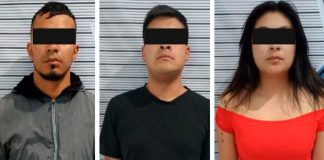 Detienen a 3 presuntos extorsionadores en Puebla; cobraban piso en Mercado Morelos