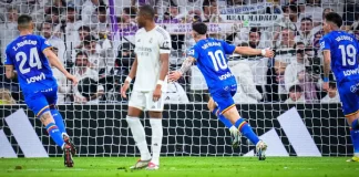 ¿Empieza la crisis? Real Madrid cae en casa ante Getafe y se aleja nuevamente de Barcelona