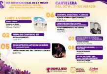 Nuevo Laredo conmemora Día Internacional de la Mujer con cartelera de actividades durante todo marzo