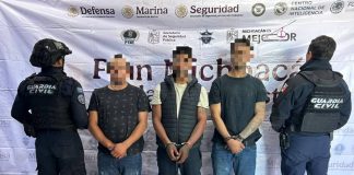 Capturan en Uruapan a cinco supuestos miembros del Cártel Jalisco Nueva Generación