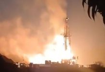 Video: Fuga de gas incendia pozo petrolero en Veracruz