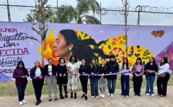 Develan mural conmemorativo por el Día Internacional de la Mujer