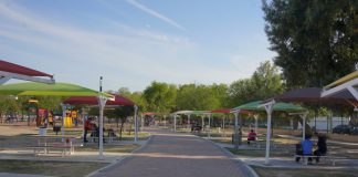 Gobierno de Nuevo Laredo refuerza mantenimiento en parques y espacios públicos previo a temporada de mayor afluencia