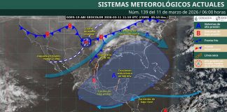 Frente frío 40 ocasionará viento y onda de calor provocará temperaturas de 45 grados