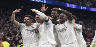 Con triplete de Federico Valverde, Real Madrid goleó 3-0 a Manchester City por los octavos de la Champions League