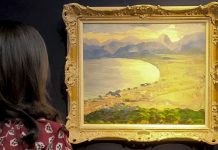 Una pintura de Winston Churchill de 1935 llega a Christie’s la próxima semana; el ex primer ministro pintaba para aliviar el estrés
