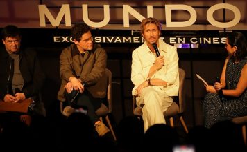 Ryan Gosling visitó la Ciudad de México y recibió una estrella de regalo en la promoción de Proyecto fin del mundo