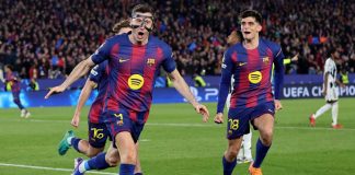 El Barcelona se pasea ante el Newcastle y Lewandowski establece un récord de leyenda en Champions League