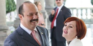 FGR busca deportación de esposa de César Duarte tras detención en EE. UU.